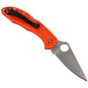 Складаний ніж Spyderco - Delica® 4 FRN Flat Ground Orange - C11FPOR