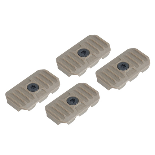 Strike Industries - Накладки на рейки з системою прокладки кабелю - короткі - 4 шт. - FDE - SI-AR-CM-COVER-S-FDE