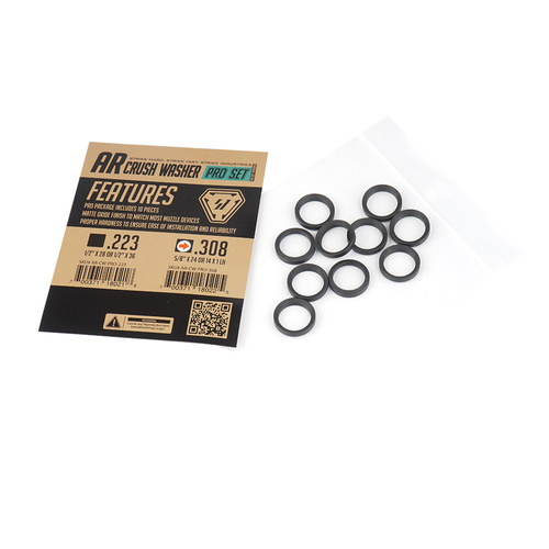 Strike Industries - AR .308 Crush Washer Pro Set - 10 штук - AR-CW-PRO-308