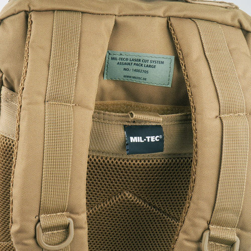 Mil-Tec - Рюкзак Large Assault Pack Laser Cut - Coyote Tan - 14002705 - Mil-Tec - Large Assault Pack Laser Cut - Coyote Tan - 14002705