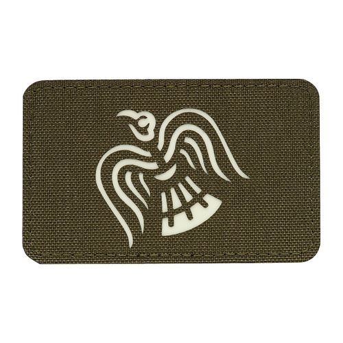 M-Tac - Нашивка Crow Banner - 500D Cordura - Laser Cut - Fluorescent - Ranger Green/GID - 51171239