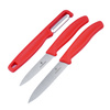 Victorinox - Набір кухонних ножів з теркою Swiss Classic - 3 штуки - червоний - 6.7111.33C1