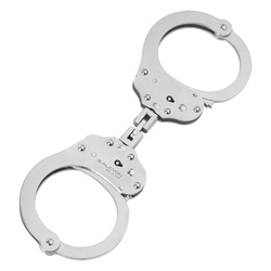Alcyon - Сталеві наручники Virola - Подвійний замок - сріблясті - 5230-X