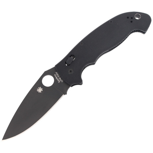 Складаний ніж Spyderco - Manix™ 2 XL G-10 Black / Black Blade - C95GPBBK2
