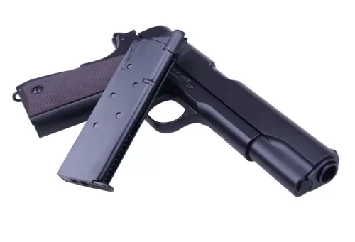 Kj Works - Репліка KP-1911 - Зелений газовий пістолет - Чорний - KJW-02-001354