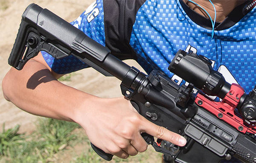 UTG - Направляюча фляги для AR15 - 6-позиційна - Mil-Sec - чорна - TLU001MS - TLU001MS