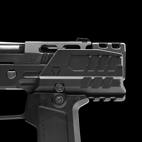Strike Industries - Противибуховий щиток для пістолетів SMC Alfa/Bravo - Чорний - SI-SMC-BS-S