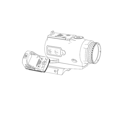 Vector Optics - Бічне кріплення для коліматора - Picatinny - Чорне - SCPSM-C01