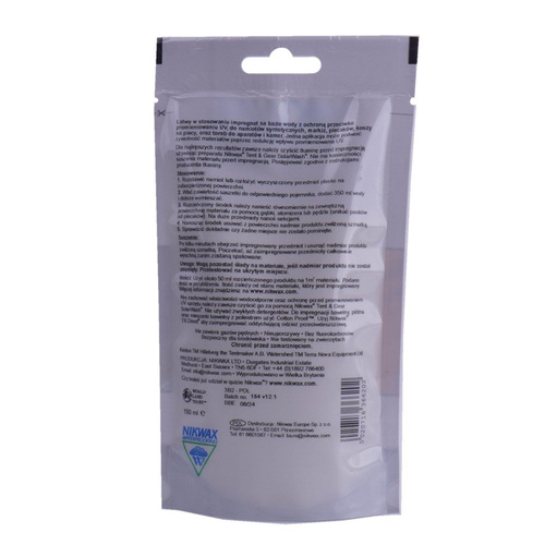 Nikwax - Impregnnat UV Tent and Gear SolarProof - 150 мл - Концентрат - 3B2