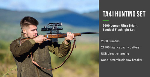NEXTorch - світлодіодний ліхтар Hunting set TA41 - 2600 lm - TA41 HUNTING SET