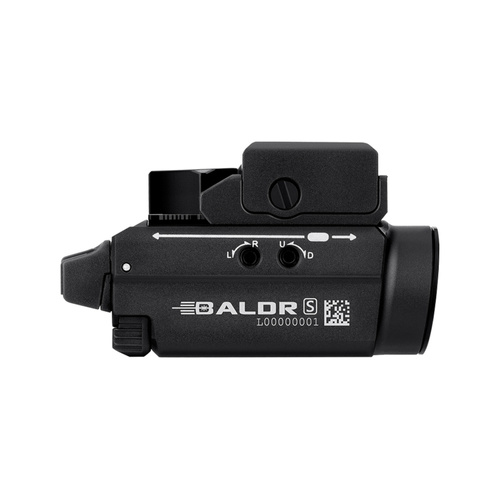 Olight - Світлодіодний тактичний ліхтар з лазерним прицілом BALDR S - 800 люмен - чорний.