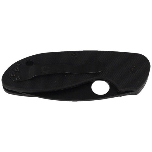 Складаний ніж Spyderco - Efficient™ G-10 Black / Black Blade PlainEdge™ - C216GPBBK