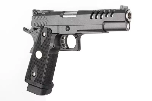 WE - Репліка пістолета Hi-Capa 5.1 K - зелений газ - чорний - WET-02-016140