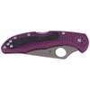 Складаний ніж Spyderco - Delica® 4 FRN Flat Ground Purple - фіолетовий - C11FPPR