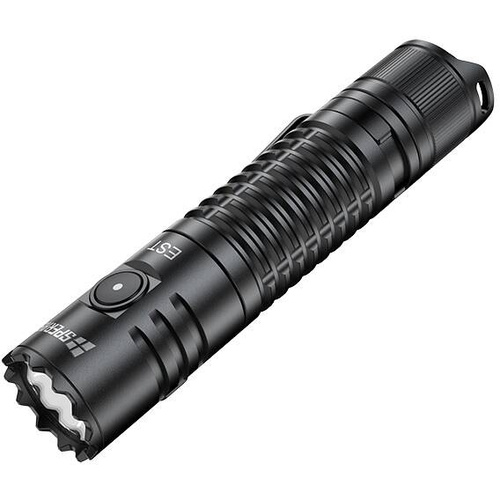 Speras - EST KIT Світлодіодний тактичний ліхтар з акумулятором 3100 mAh - 1900 lm - Чорний - SPERAS EST KIT