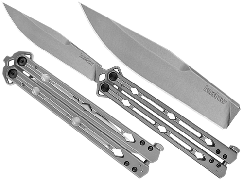 Kershaw - Ніж-метелик Lucha - 14C28N - срібло - 5150