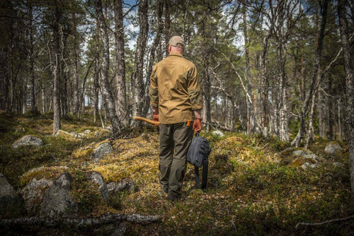 Helikon - Футболка Woodsman - Taiga Green / Coyote - KO-WDN-DC-1109A