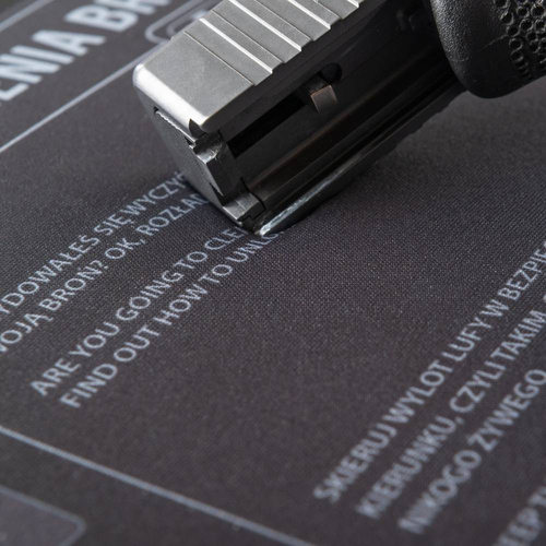 Helikon - Килимок для чищення зброї - 40x25 см - чорний - AC-GCM-NN-01