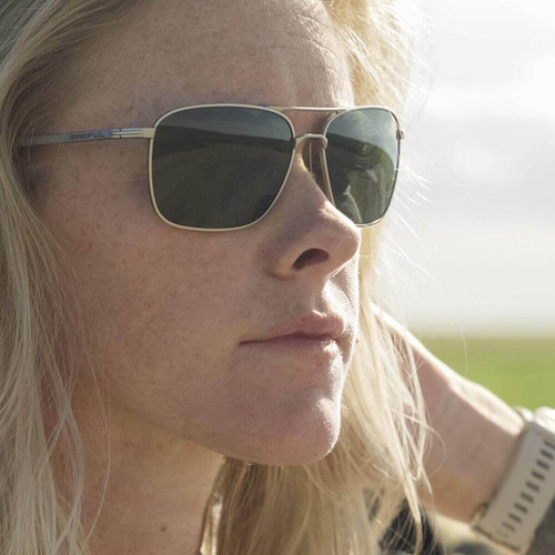 Magpul - Балістичні окуляри Santini Eyewear - Авіатори - Зелено-сірі - Поляризовані - MAG1026