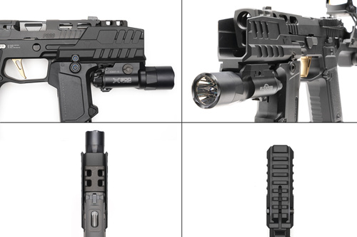 Strike Industries - Підривний щиток Hyper для пістолетів SMC Alfa/Bravo - Чорний - SI-SMC-BS-S