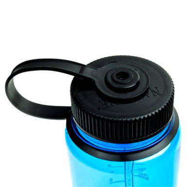 Nalgene - Пляшка для води 16 унцій Wide Mouth Sustain - різьба 53 мм - 500 мл - Синя - 2020-1816
