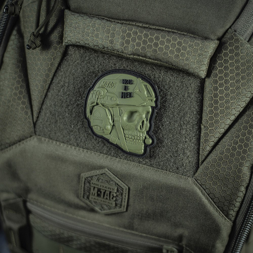 M-Tac - Нашивка War is Hell - PVC 3D - Olive - 51328001