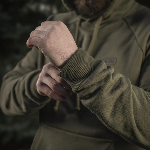 M-Tac - Жорсткий бавовняний реглан з капюшоном - Dark Olive - 51388048 - 