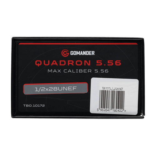 Gomander - Компенсатор полум'я Quadron - 5,56 мм - 1/2x28 UNEF-9 - чорний - TB0.10172