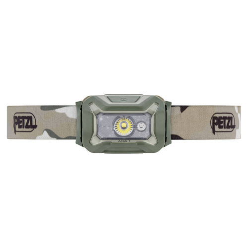 Petzl - Світлодіодний налобний ліхтар Aria 1 - 350 лм - RGB - зелений / камуфляж - E069BA01