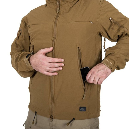 Helikon - Куртка Cougar® QSA™ + HID™ - Soft Shell Windblocker - Чорний- KU-CGR-SM-01