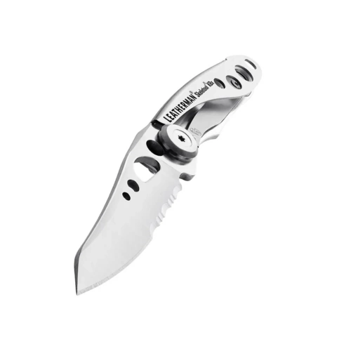 Leatherman - Складаний ніж Skeletool KBX EDC - комбіноване лезо - Stainless - 833176