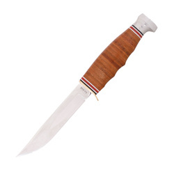 Ka-Bar 1232 - Мисливський ніж - Мисливець зі шкіряним руків'ям