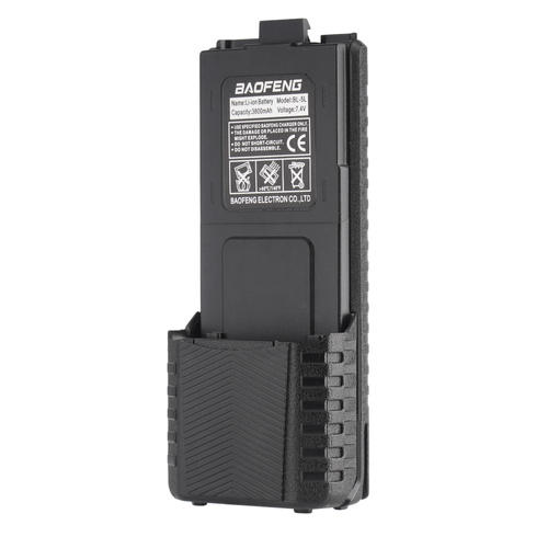 BaoFeng - Змінна акумуляторна батарея для UV-5R/UV-8HX - USB-C - 7,4 В - 3800 мАг - BL-5L