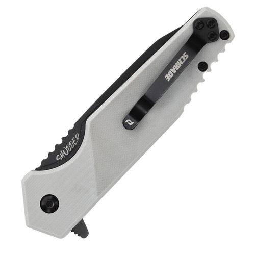 Schrade - Складаний ніж Shudder Assisted Opening Folder - AUS-10 - сірий - 1159289