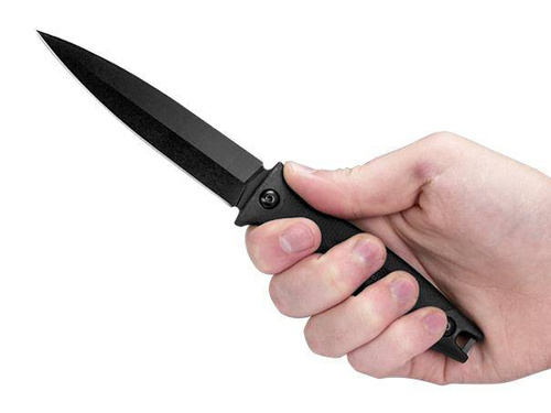Kershaw - Тактичний ніж Secret Agent - Dagger - чорний - 4007