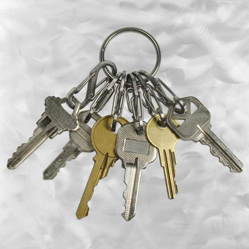 Nite Ize - S-Biner KeyRing Steel - Сталь - Сталь - KRGS-11-R3