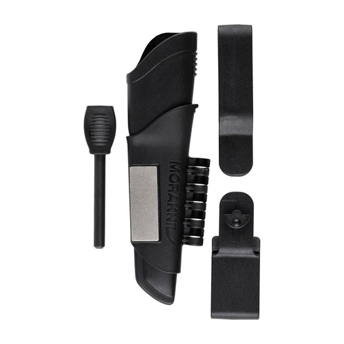 Morakniv - Ніж для виживання Bushcraft - Вуглецева сталь - Чорний - 11742