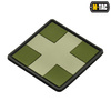 M-Tac - 3D PVC Нашивка Medic Cross Square patch - Оливковий - 51124001