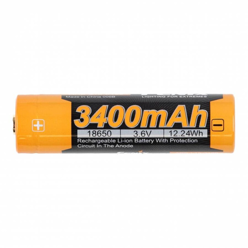 Fenix - Літій-іонний акумулятор 18650 3400mAh 3,6V - ARB-L18-3400 - Акумулятори, батарейки