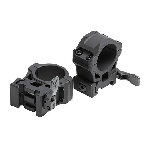 Leapers - Двосекційне кріплення AccuSync 1"/22 - 25.4 мм - середнє - чорне - AQR115