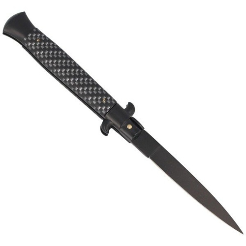 Frank Beltrame - Пружинний ніж Stiletto Kevlar 23 см - FB 23/KEV BLK