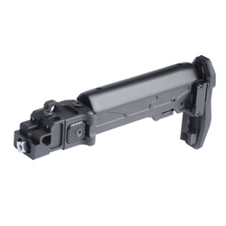 Kruk - Складаний приклад з адаптером для платформи АКМ/АК-74 - Чорний - CRC 5002/9033-BLK