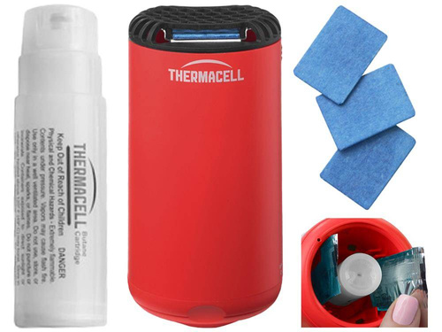 Thermacell - Засіб від комарів Patio Shield - Червоний - TH-PATIO-C