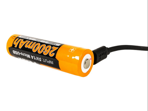 Fenix - Li-ion 18650 2600mAh 3,6V - USB - ARB-L18-2600U