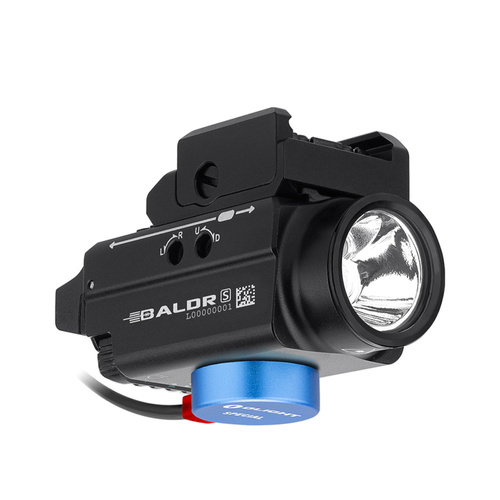 Olight - Світлодіодний тактичний ліхтар з лазерним прицілом BALDR S - 800 люмен - чорний.