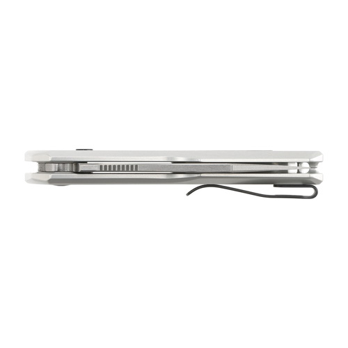 Kershaw - Пружинний ніж EDC Launch 20 - Зворотний танто - сріблястий - 7050