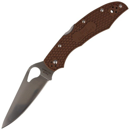 Складаний ніж Spyderco - Byrd Cara Cara™ 2 FRN Brown - BY03PBN2