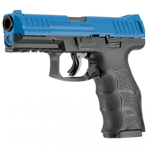 Umarex - Пістолет з гумовими кулями RAM Heckler&Koch T4E SFP9 - кал. 43 - CO2 - чорний/синій - 2.4001