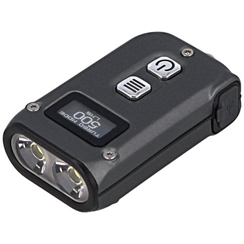 NiteCore - Брелок-ліхтарик TINI2 - 500lm - 280mAh - сірий - TINI2 GRAY