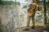 Helikon - Штани для вулиці Hybrid Outback Pants® - DuraCanvas® - Taiga Green / Чорний - SP-HOP-DC-0901A